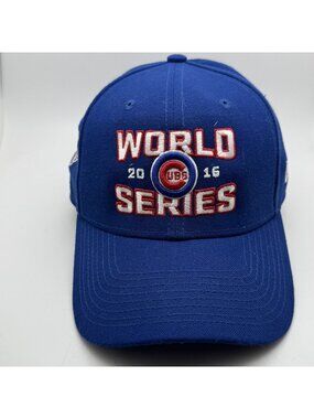 New Era Chicago Cubs 2016 World Series Champions MLB Blue Adjustable Hat Cap
